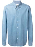 Études Denim Shirt, Men's, Size: 44, Blue, Cotton
