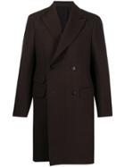 Z Zegna Double-breasted Tailored Coat - Brown