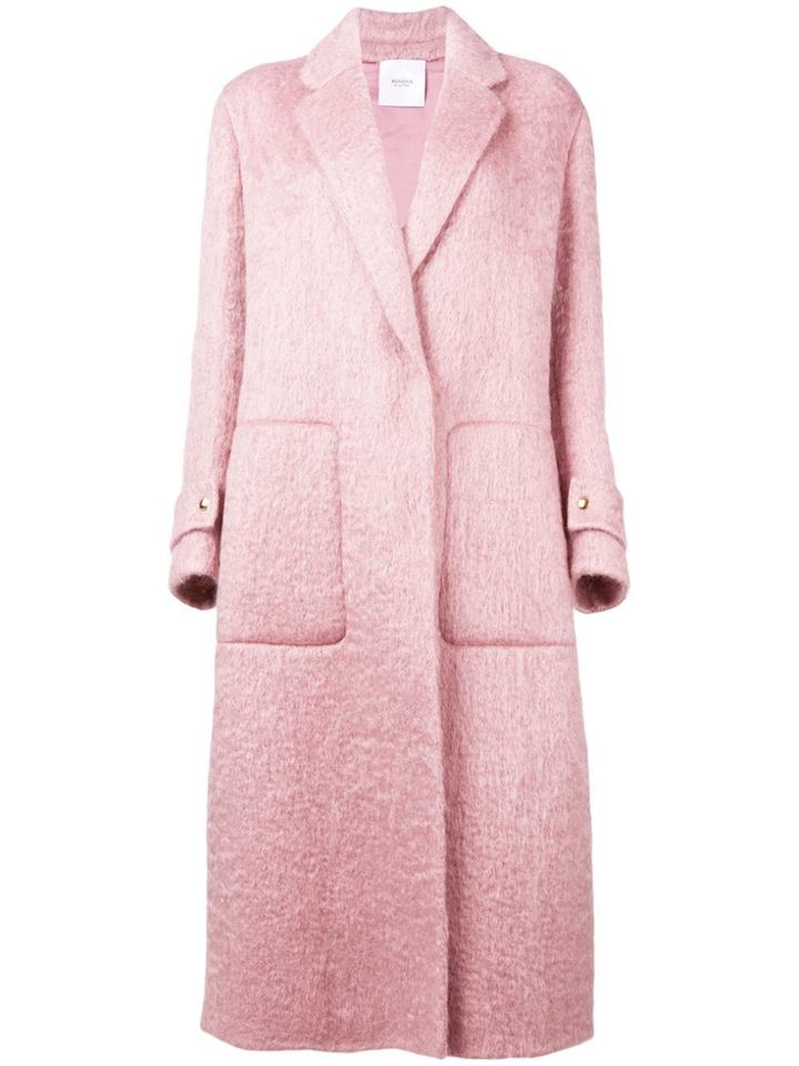 Agnona Oversized Coat - Pink & Purple