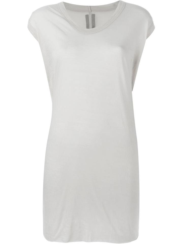 Rick Owens V-neck T-shirt, Women's, Size: 46, Nude/neutrals, Cotton