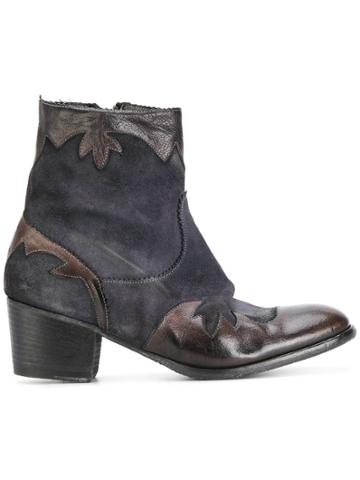 Ink Cowboy Boots - Blue