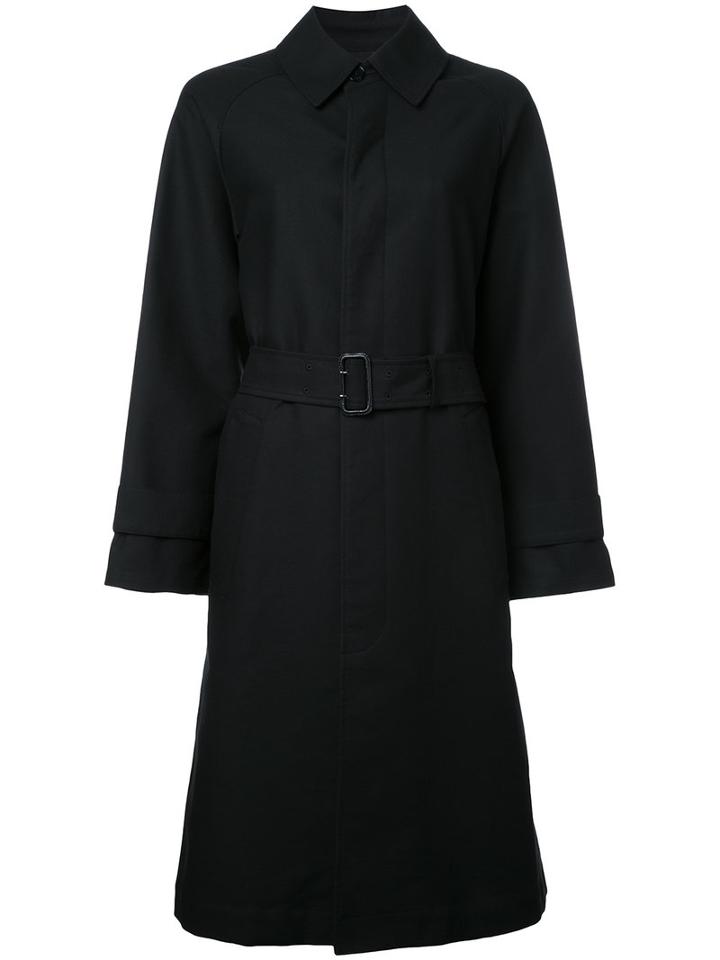 Astraet Belted Coat, Women's, Size: 1, Black, Cotton