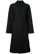Astraet Belted Coat, Women's, Size: 1, Black, Cotton
