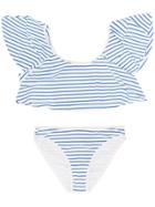 Chloé Kids Striped Bikini Set - Blue