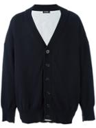 Raf Simons - Classic Cardigan - Men - Cotton/linen/flax - S, Blue, Cotton/linen/flax
