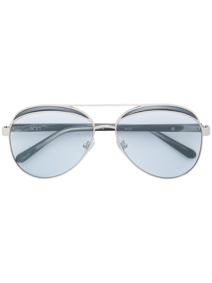 Linda Farrow No21 Sunglasses - Metallic