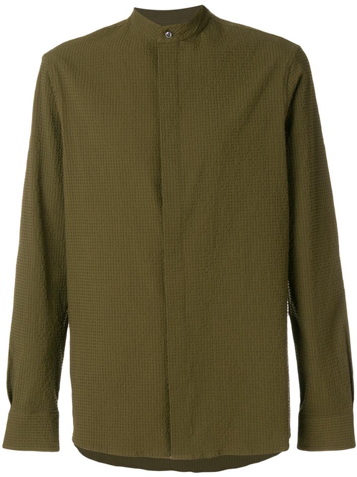 Qasimi Round Neck Shirt - Green
