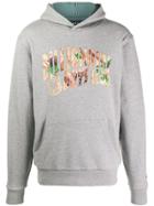 Billionaire Boys Club Graphic Lettering Logo Hoodie - Grey