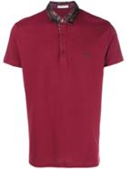 Etro Paisley Collar Polo Shirt - Red