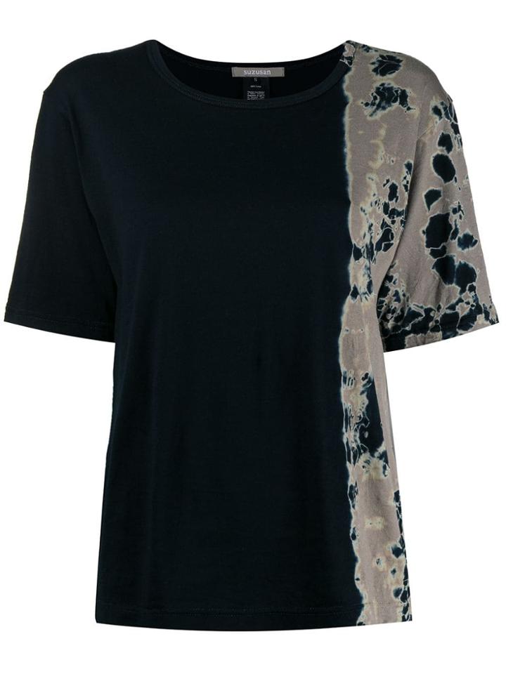 Suzusan Tie-dye T-shirt - Black