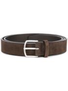 Orciani Classic Belt, Men's, Size: 105, Brown, Chamois Leather