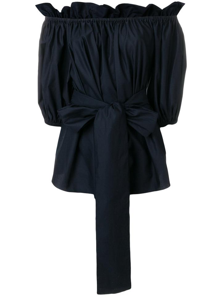 Stella Mccartney Michelle Taffeta Top - Blue