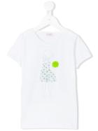 Il Gufo - Girl Print T-shirt - Kids - Cotton/spandex/elastane - 5 Yrs, White
