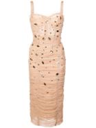Dolce & Gabbana Drape Dress - Neutrals