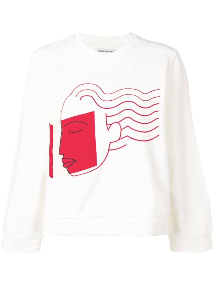 Henrik Vibskov The American Reader Sweatshirt - White
