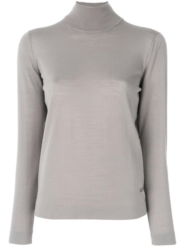 Salvatore Ferragamo Turtleneck Jumper - Grey