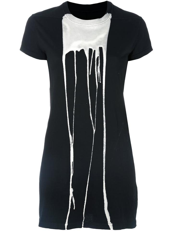 Rick Owens Drkshdw 'level' T-shirt, Women's, Size: Small, Black, Cotton