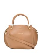 Lancaster Engraved Logo Tote - Neutrals