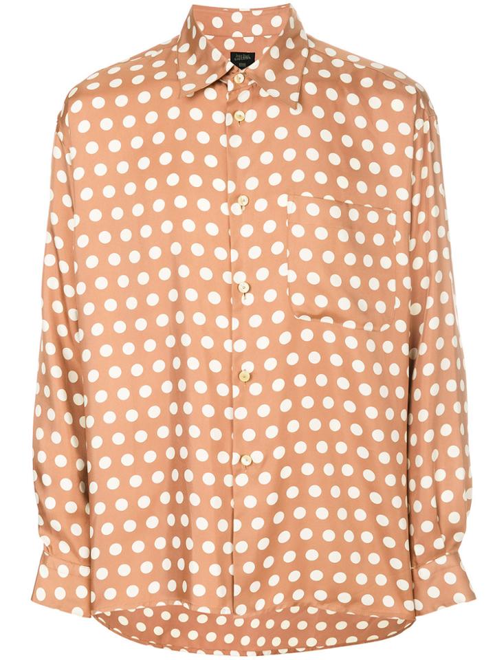Jean Paul Gaultier Vintage Polka Dots Shirt - Brown