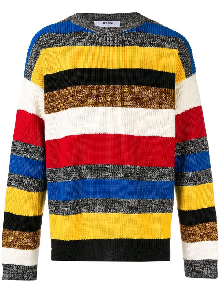 Msgm Lego Sweater - Grey