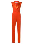 Msgm Tuxedo Jumpsuit - Orange