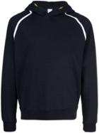 Childs Contrast Piped Hoodie - Black
