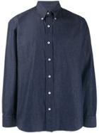 Salvatore Piccolo Slim-fit Denim Shirt - Blue