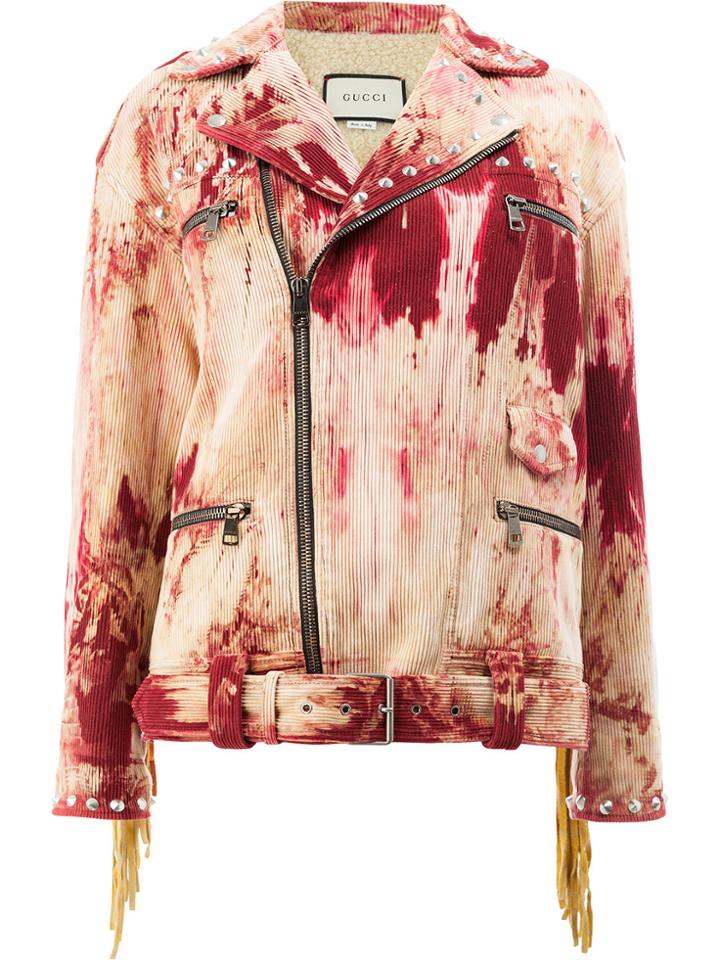 Gucci Tie Dye Corduroy Jacket - Multicolour