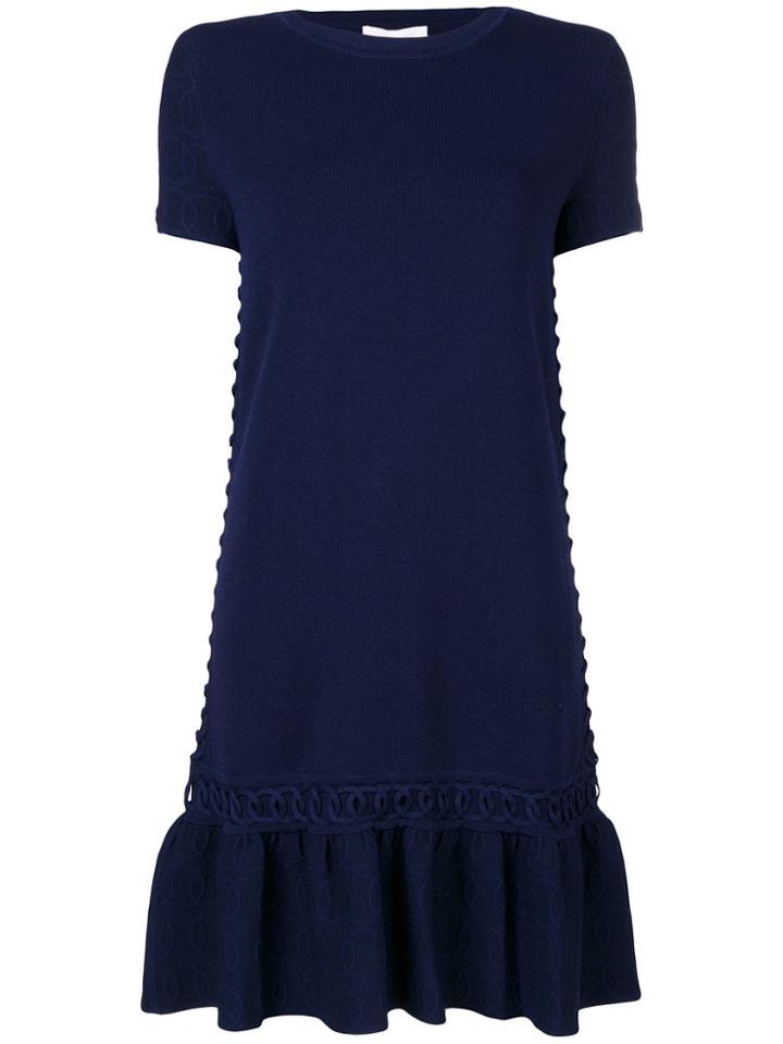 Jonathan Simkhai Looped T-shirt Dress - Blue