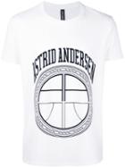 Astrid Andersen Essential Logo T-shirt, Men's, Size: Small, White, Cotton/spandex/elastane