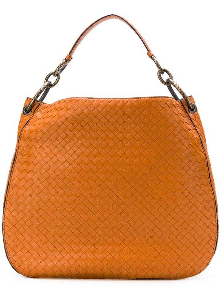 Bottega Veneta Woven Tote - Yellow & Orange