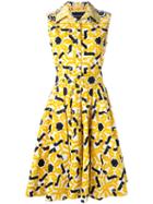 Samantha Sung 'gigi' Dress, Women's, Size: 4, Yellow/orange, Cotton/spandex/elastane