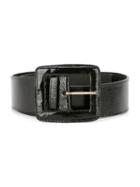 Andrea Bogosian Belt, Women's, Size: P, Black, Leather