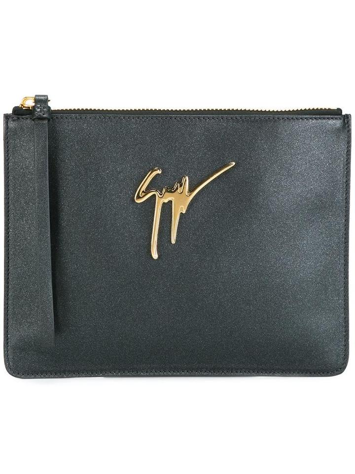 Giuseppe Zanotti Design 'lee' Clutch, Women's, Grey