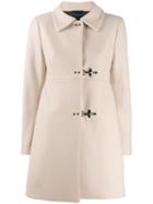 Fay Fitted Clasp Coat - Neutrals