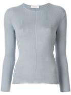 Tomorrowland Ribbed Crew Neck Jumper - Blue