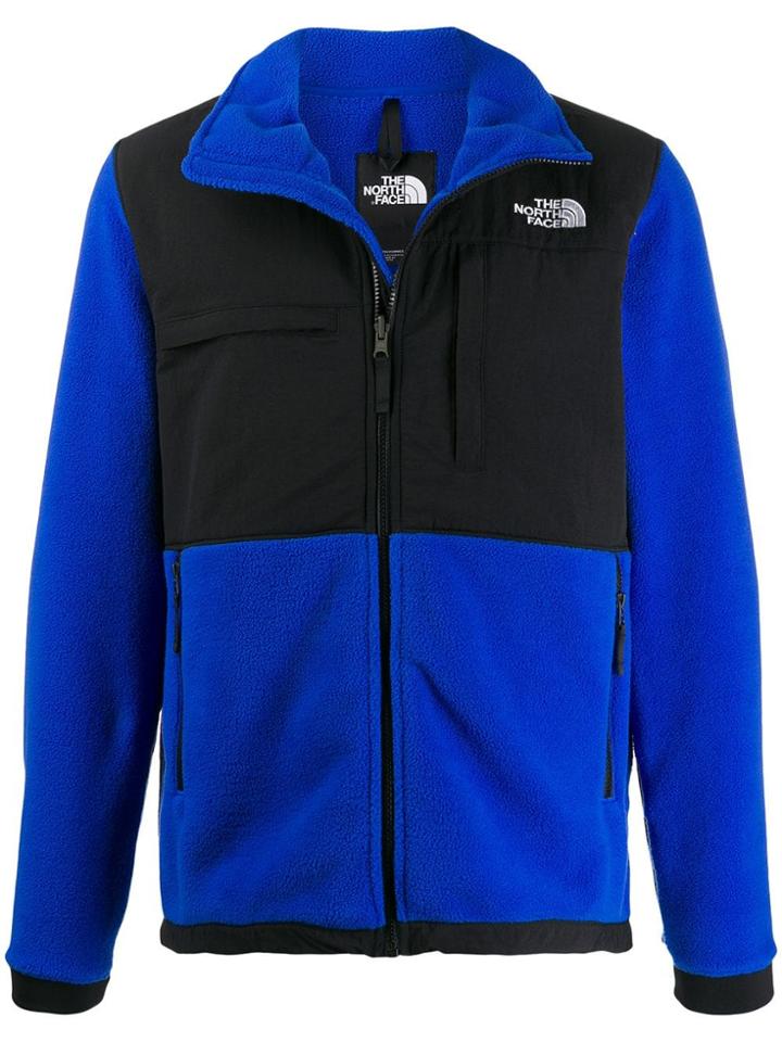 The North Face High Neck Zipped Padded Jacket - Blue