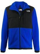 The North Face High Neck Zipped Padded Jacket - Blue