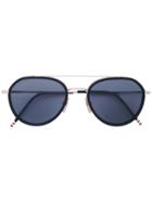 Thom Browne Eyewear Aviator Sunglasses - Black