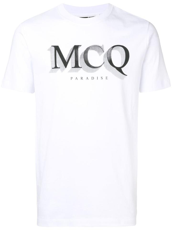 Mcq Alexander Mcqueen Paradise Logo T-shirt - White