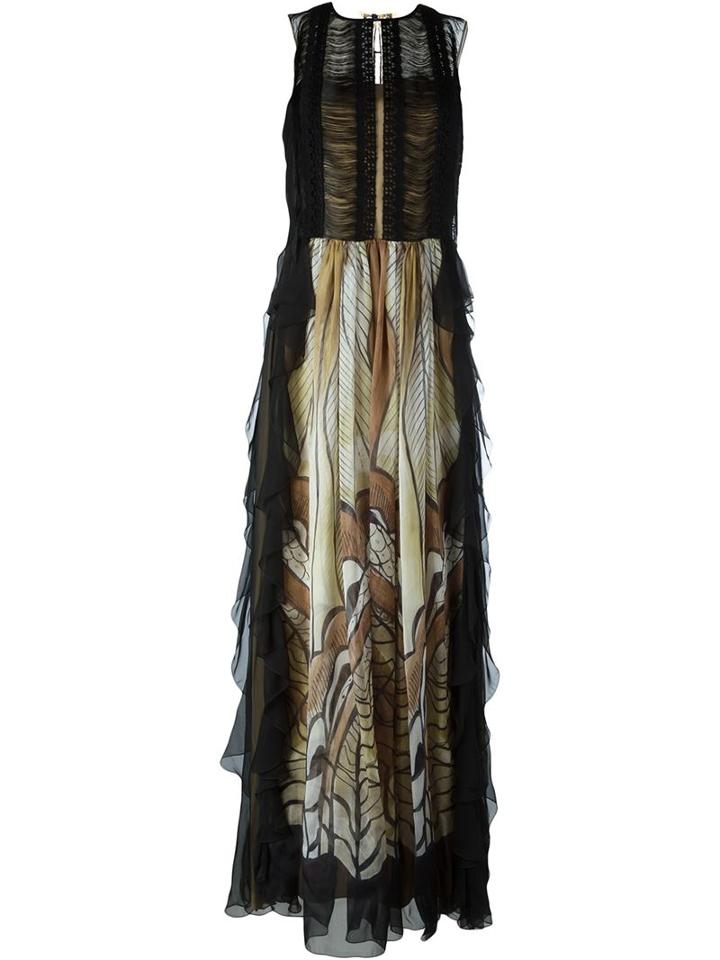 Alberta Ferretti Embroidered Gown