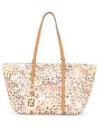 Fendi Vintage Zucchino Floral Print Tote Bag - Multicolour