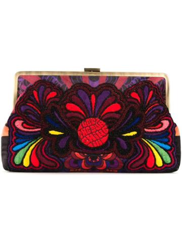 Sarah's Bag Paisley Embroidery Clutch Bag, Women's