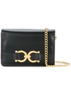 Salvatore Ferragamo Vintage Gancini 2way Shoulder Bag - Black
