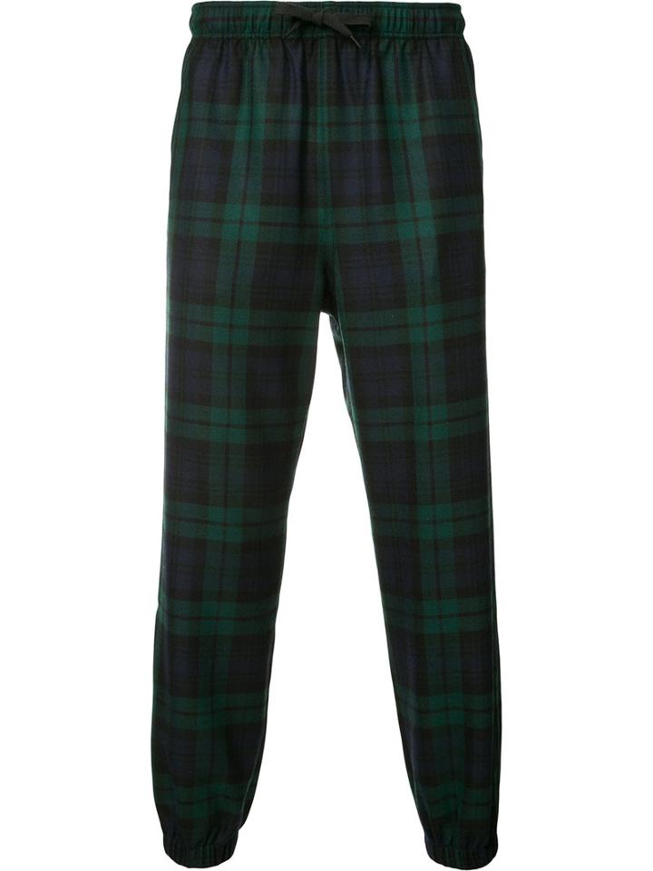 Alexander Wang - Rear Photo Detail Tarten Trousers - Men - Cotton/polyester/wool - 50, Green, Cotton/polyester/wool