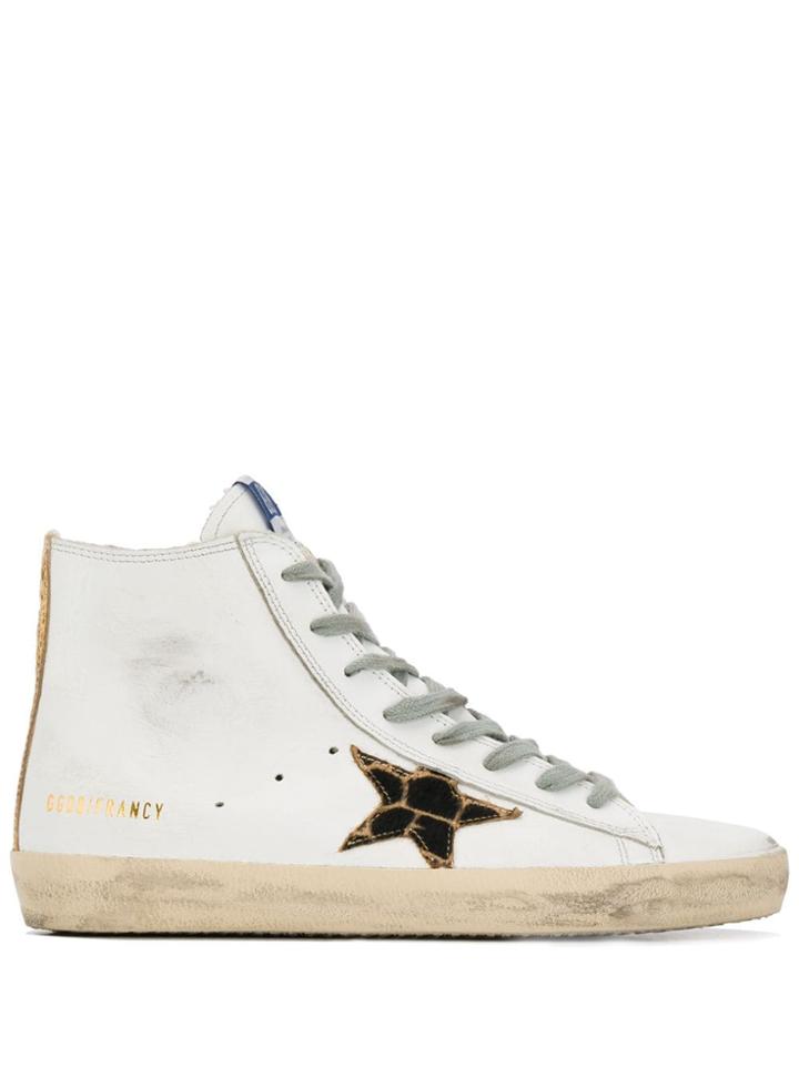 Golden Goose Francy Hi-top Sneakers - White