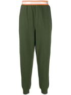 Calvin Klein Embroidered Logo Track Pants - Green