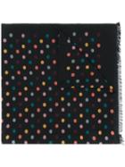 Paul Smith - Woven Polka Dot Scarf - Men - Silk/cotton/viscose/modal - One Size, Black, Silk/cotton/viscose/modal