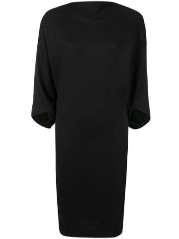 Hussein Chalayan Boat Neck Dress - Black