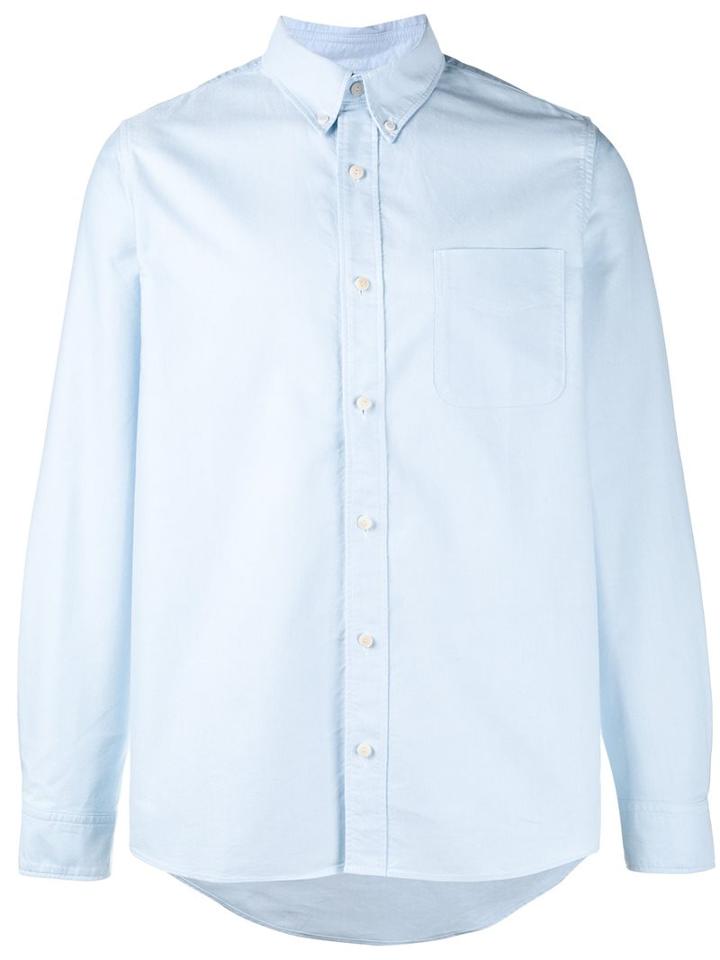 Visvim Chest Pocket Shirt, Men's, Size: 2, Blue, Cotton